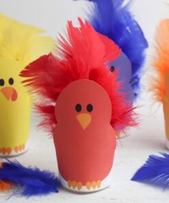 Marabou fjer pink til hobby