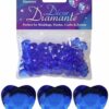 Kunstige pynte diamanter safir blå hjerter