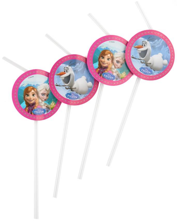 disney frozen fødselsdag sugerør