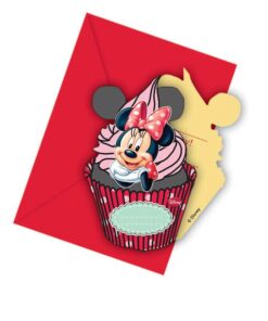 Minnie Mouse fødselsdag invitationer