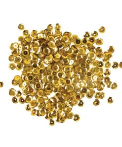 Palietter 6mm guld til hobby og kreativ håndarbejde
