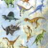Stickers med dinosaurus