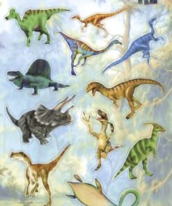Stickers med dinosaurus