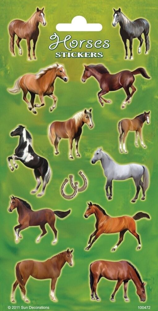 Stickers med heste
