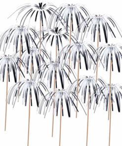 Cocktail pynte pinde sølv palme