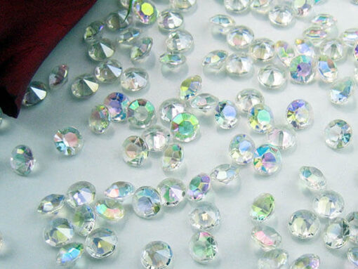 pynte diamanter iriserende klare