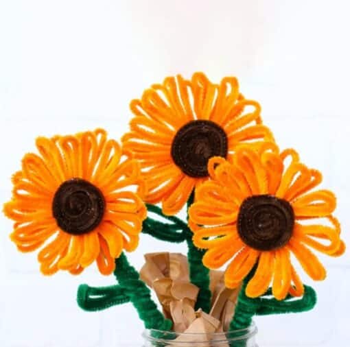 Piberensere orange 6mm 30cm