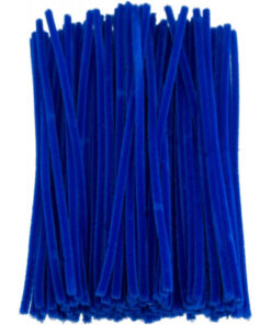 Chenille piberenser blå 6mm