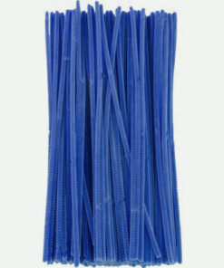 Chenille piberenser blå 6mm