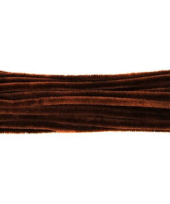Chenille piberensere brune 6mm