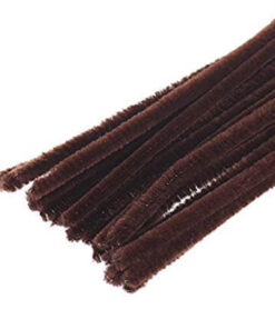 Chenille piberensere brune 6mm