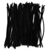 Chenille piberensere sorte 6mm 30cm