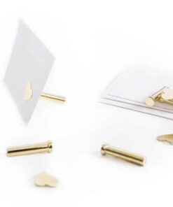 Bordkort med magnetisk guld hjerte