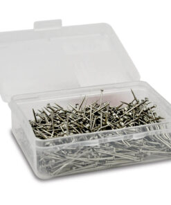 Knappenåle 13mm sølv