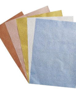 Glitter papir selvklæbende A4