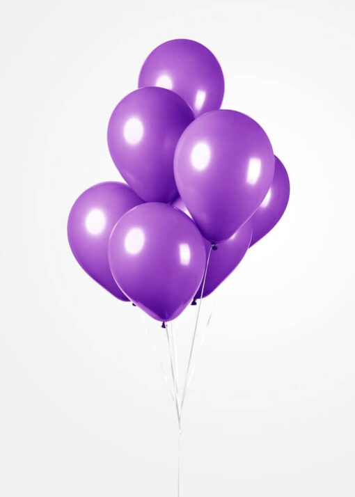 Mørk lilla balloner 30 cm