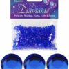 Kunstige pynte diamanter safir blå