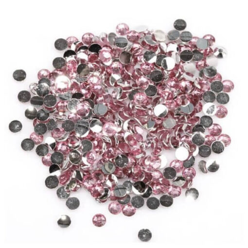 Lyserøde rhinsten 2mm