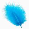 Fjer turkis marabou