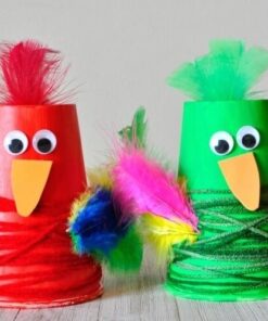 Marabou fjer pink til hobby