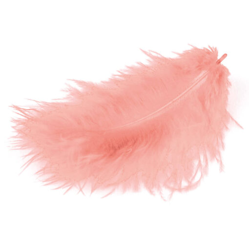 Marabou fjer lyserøde til hobby