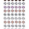 Fodbold stickers ark