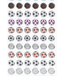 Fodbold stickers ark