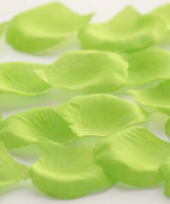 Lime grønne rosenblade til bordpynt