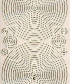 guld stickers med koncentriske cirkler til kreativ hobby, kortfremstilling og dekoration