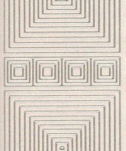 Sølv glitter stickers med firkantede rammer til kortfremstilling og scrapbooking