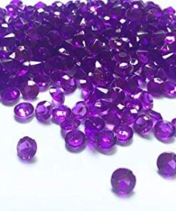 Pynte diamanter Ametyst 6mm til bordpynt