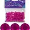 Pynte diamanter cerise 6mm til bordpynt