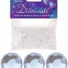 Pynte diamanter klare 6mm til bordpynt