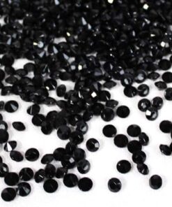 Pynte diamanter sorte 6mm til bordpynt