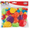 Pom Pom kugler mix 10-40mm 60stk