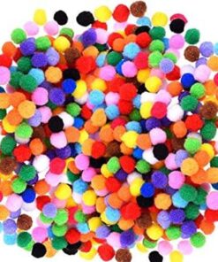 Pom Pom kugler 10mm mix