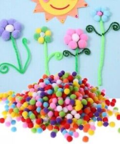 Pom Pom kugler 10mm mix