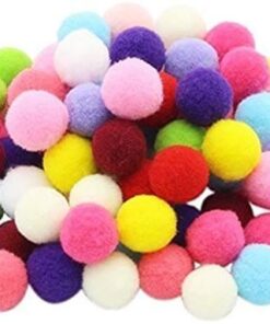 Pom Pom kugler 10mm mix