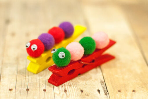 Pom Pom kugler 10mm mix
