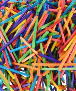 Tændstikker uden svovl farvede