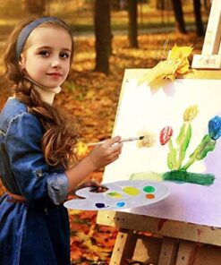 Maler palette i plast med 9 rum