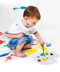 Maler palette i plast med 9 rum