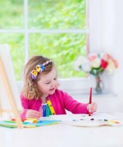 Maler palette i plast med 9 rum