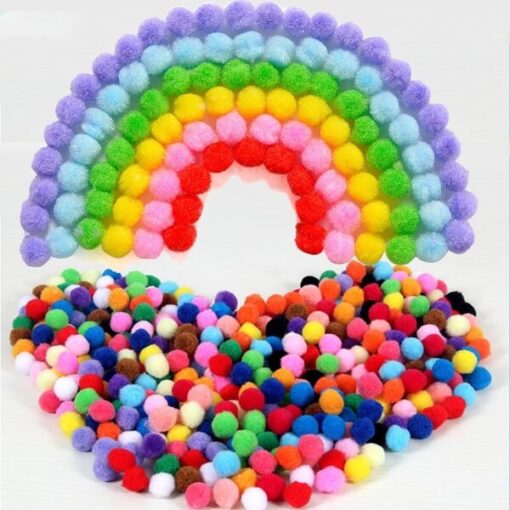 Pompom kugler mix 20mm
