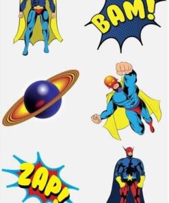 Mini superhelte tatoveringer
