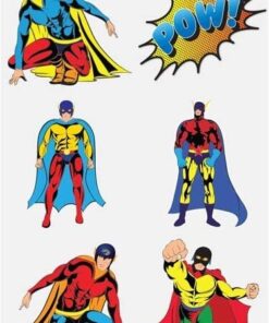 Mini superhelte tatoveringer