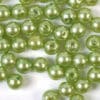 Voksperler runde lime grønne 3mm til smykkefremstilling