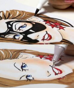 Graph'it Twin Brush Markers GI89505 Neutral Grå 5 alkoholbaseret tusser