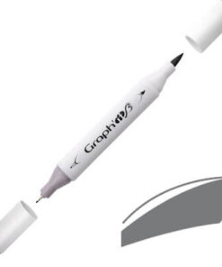 Graph'it Twin Brush Markers GI89505 Neutral Grå 5 alkoholbaseret tusser