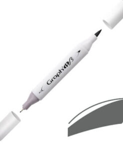 Graph'it Twin Brush Marker GI89506 Neutral Grå 6 alkoholbaseret tusser